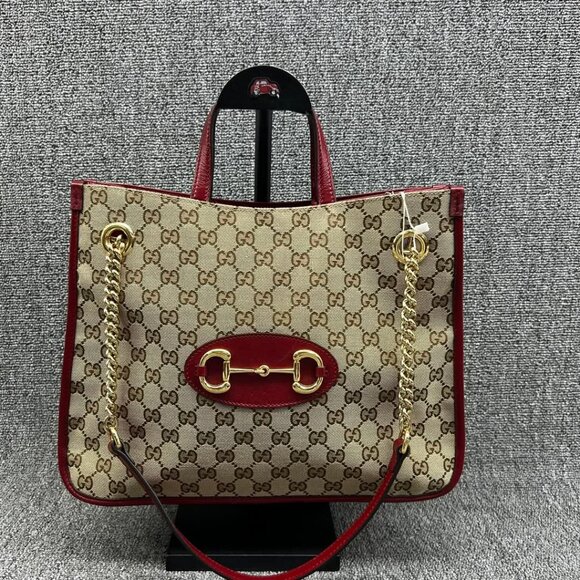 Gucci GG Leather Tote Bag 840-032825 - Picture 2 of 16